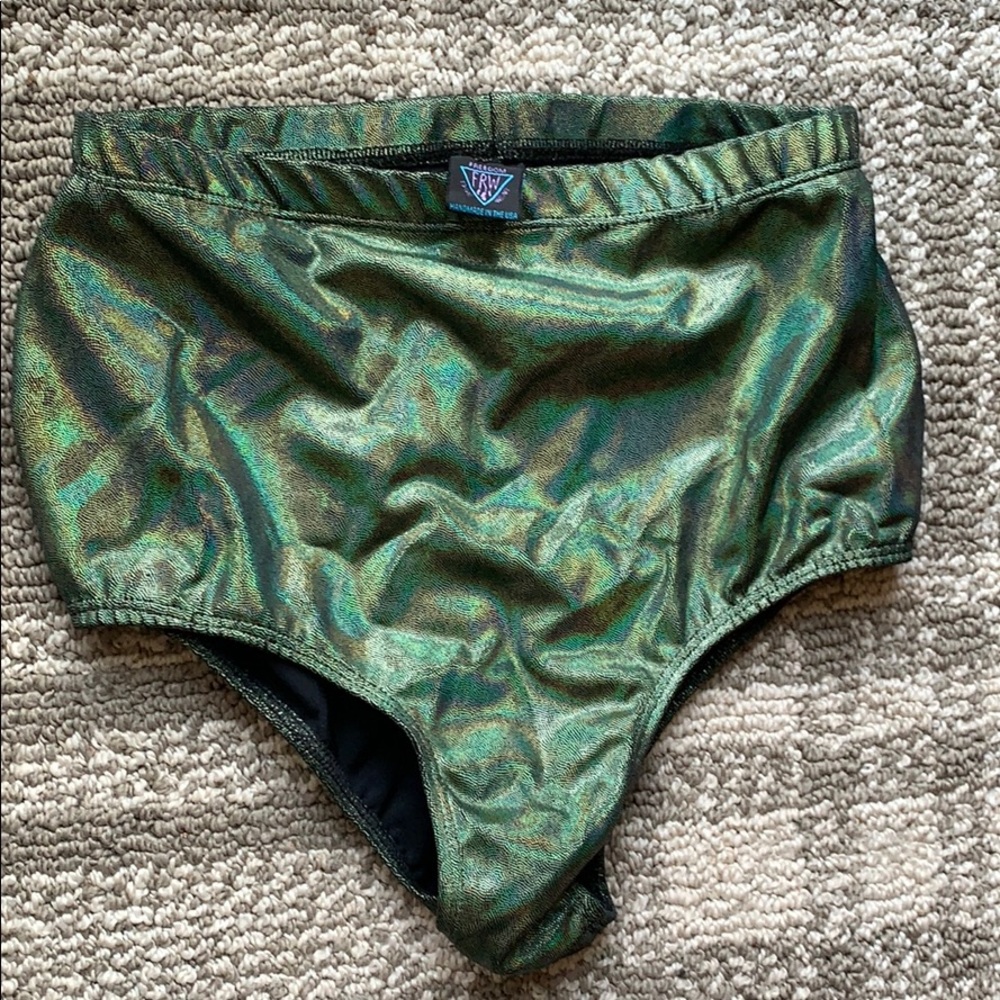 Holographic Green Freedomravewear bottoms